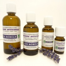 Pure Lavender oil (Lavandula angustifolia), Organic des Agnels (10ml to 100ml)