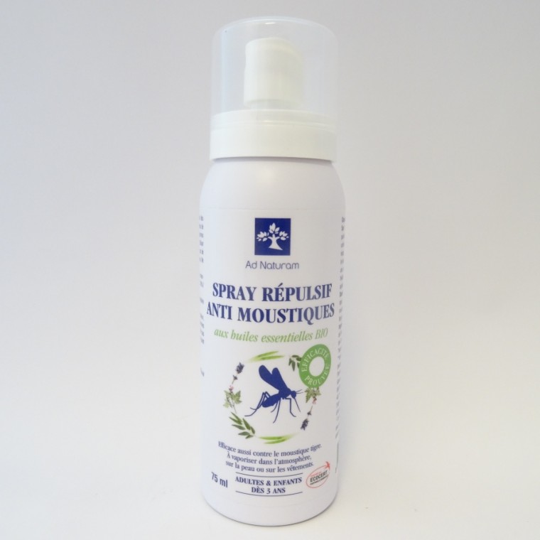 Insect Repellent Spray with Organic Essential Oils 75ml