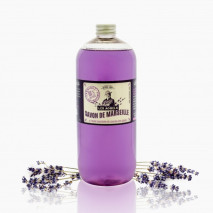 Liquid Marseille Soap with Agnel Lavender Essential Oil, 1L Refill