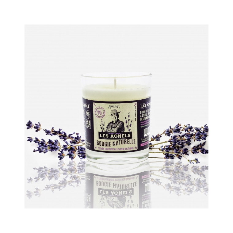 Plant-based Candle with Agnels Lavender Essential Oil 160g