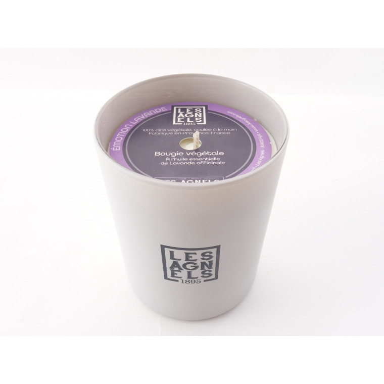 Plant-based Candle with Agnel Lavender Essential Oil, "Emotion Lavender" 200g