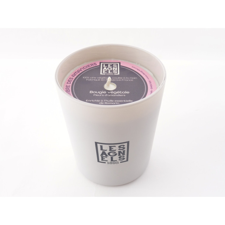 Plant-Based Candle with Rosemary Essential Oil, "à l'Ombre des Amandiers" 200g