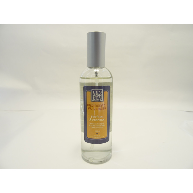 Home Fragrance Spray with Lavendin Essential Oil, "Promenade au Verger" 100ml