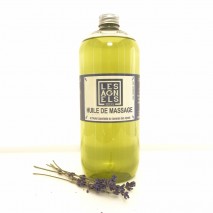 Massage Oil with Agnel Lavender Essential Oil, 1L Refill